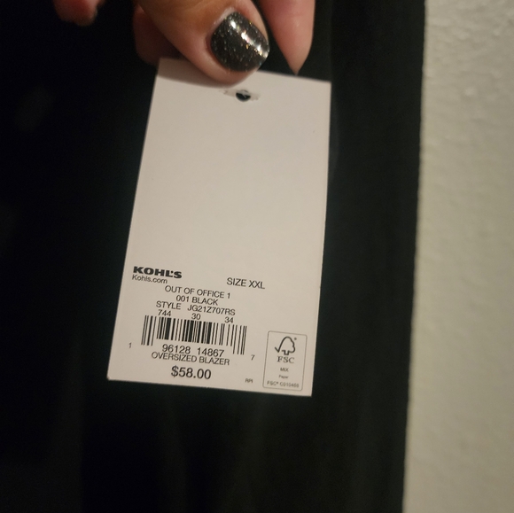 NWT crepe blazer - Picture 3 of 4